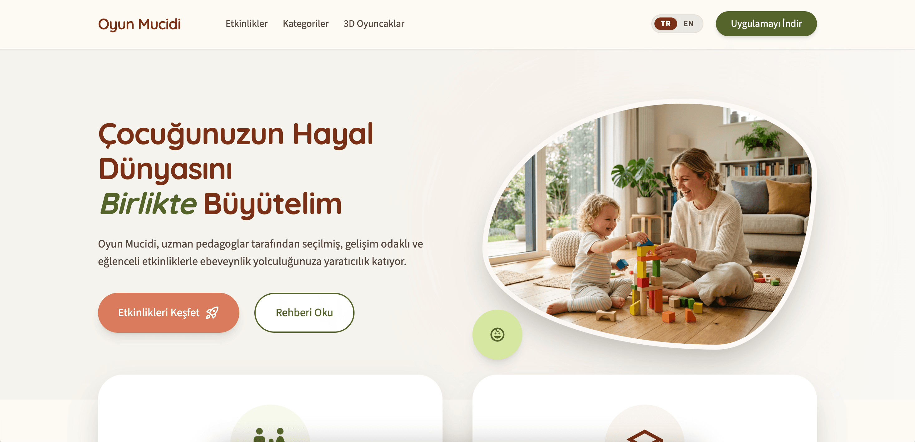 Oyun Mucidi web sitesi önizlemesi